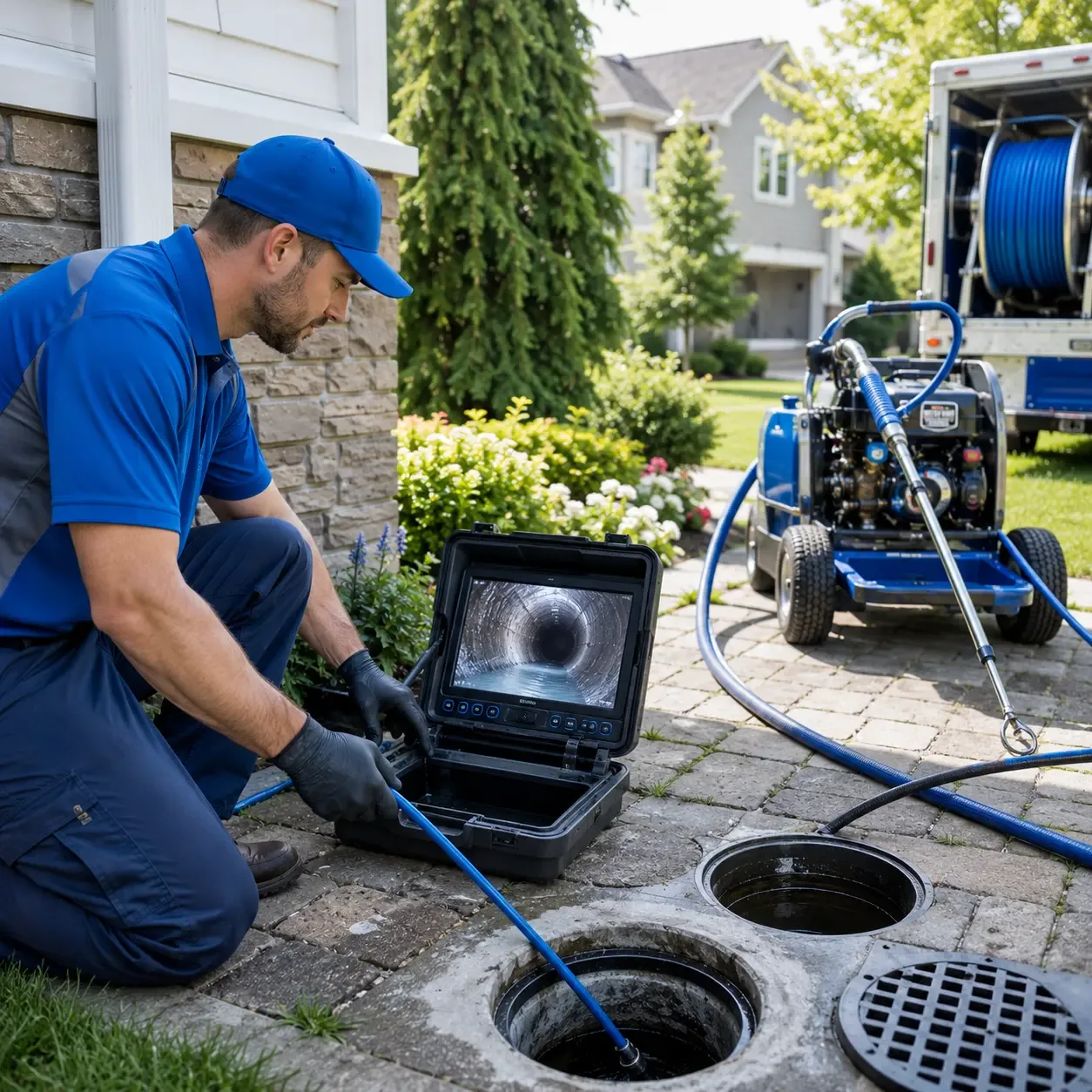 Outdoor drain cleaning professionals serving Franklin, OH