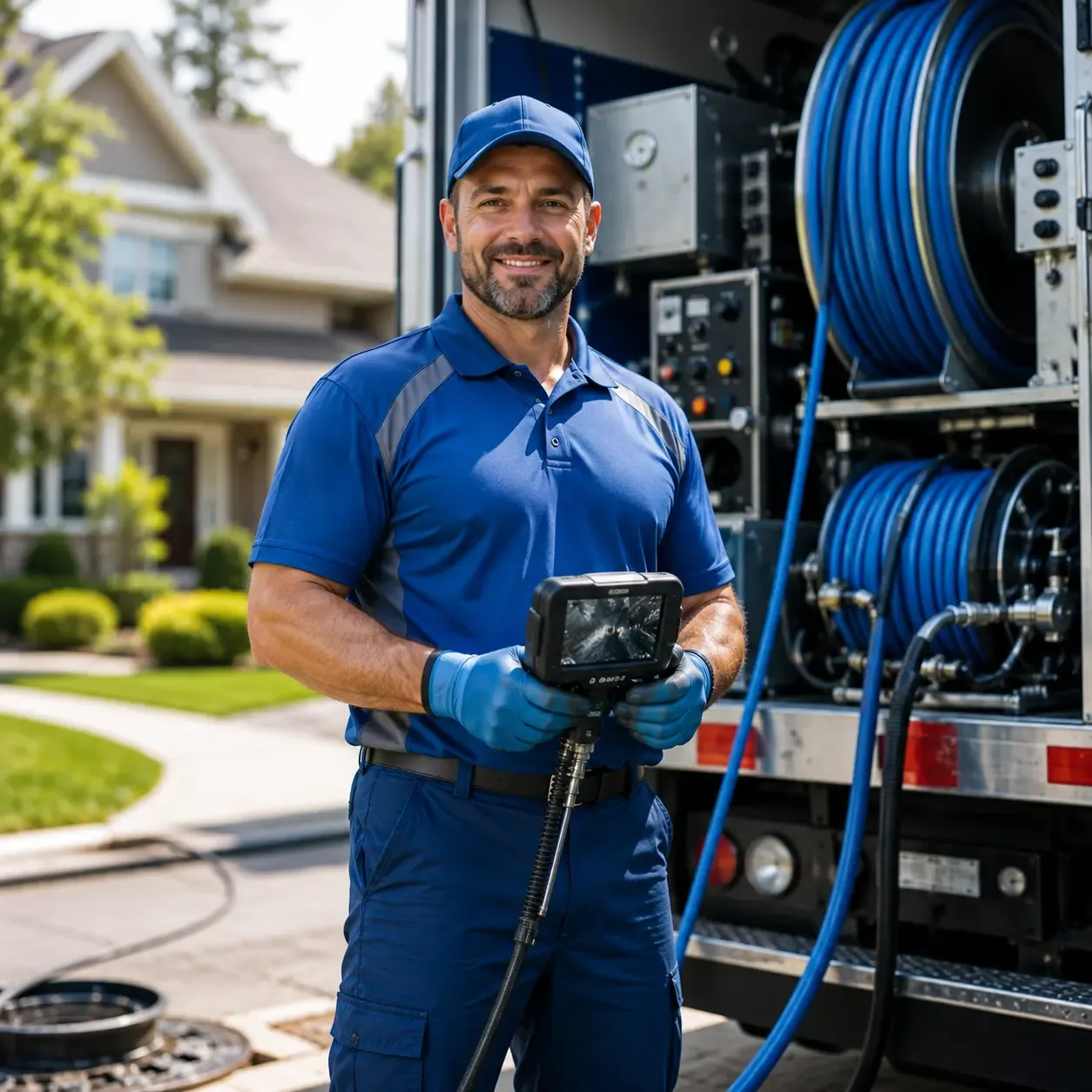 Local outdoor drain cleaning specialists in Franklin, OH